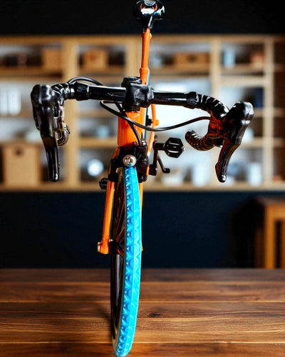 Miniaturmodell aus Metall Fahrrad Sammlerstück "Speed Rider 1.2" – Personalisierung mit Gravur als Geschenk, 2 Farbvarianten