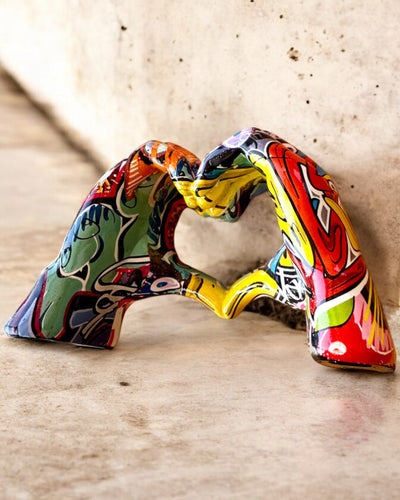 Dekorative Figur Bunter Dekorationsgriff ArtBrace - personalisierbar mit Gravur, als Geschenk
