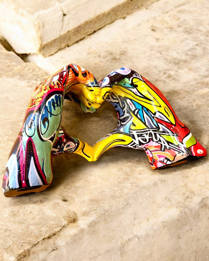 Dekorative Figur Bunter Dekorationsgriff ArtBrace - personalisierbar mit Gravur, als Geschenk