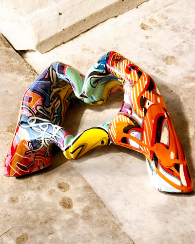 Dekorative Figur Bunter Dekorationsgriff ArtBrace - personalisierbar mit Gravur, als Geschenk