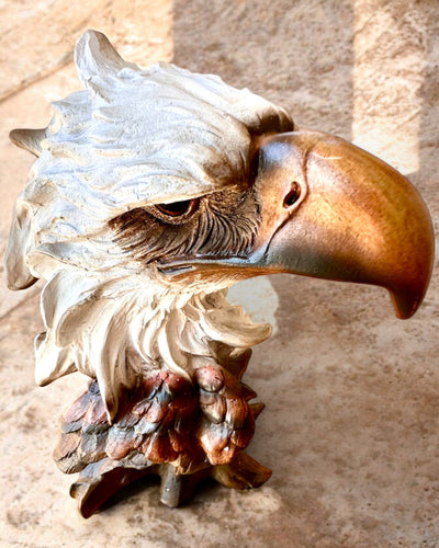 Adler der Freiheit Skulptur aus Harz mit Gravurmöglichkeit als Geschenk 26,5 cm Höhe