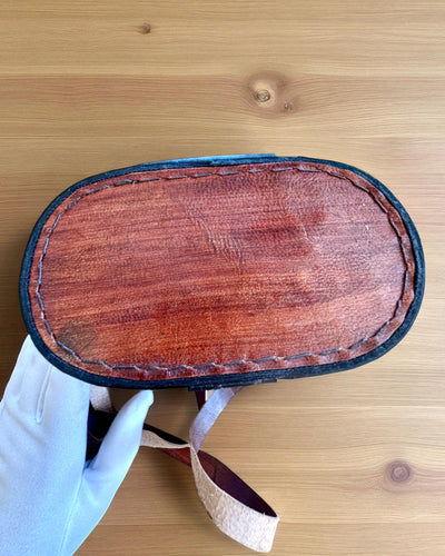 Fernglas mit Ledertasche Victorian's Eye, 11 cm Messing, Handverziert, Personalisierung mit Gravur als Geschenk