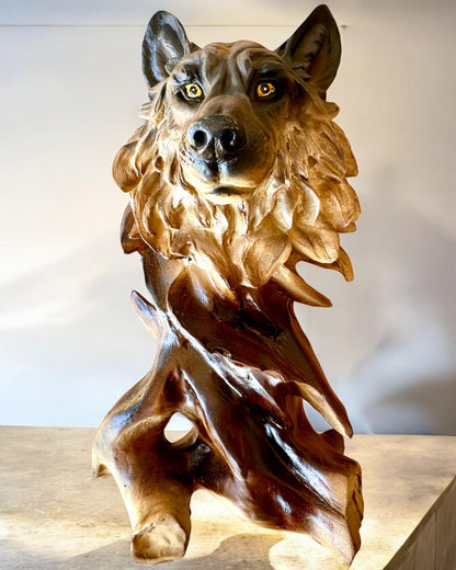 "Wilczy Duch" – Dekorative Figur mit der Möglichkeit zur Personalisierung durch Gravur, als Geschenk