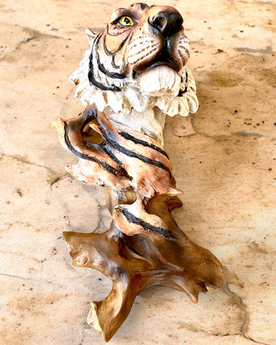 Statuette "Tiger König des Dschungels" mit Gravuroption, Figur 29 cm hoch, Dekoration als Geschenk