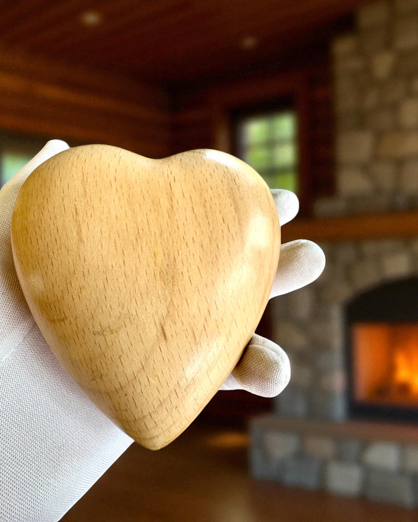 Holzherz, 9 cm Schatulle für geheime Gefühle, Möglichkeit der Personalisierung mit Gravur als Geschenk
