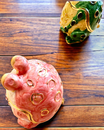 Elegante dekorative Schatulle "Froschschatz" als Geschenk mit Personalisierung, mit Gravuroption