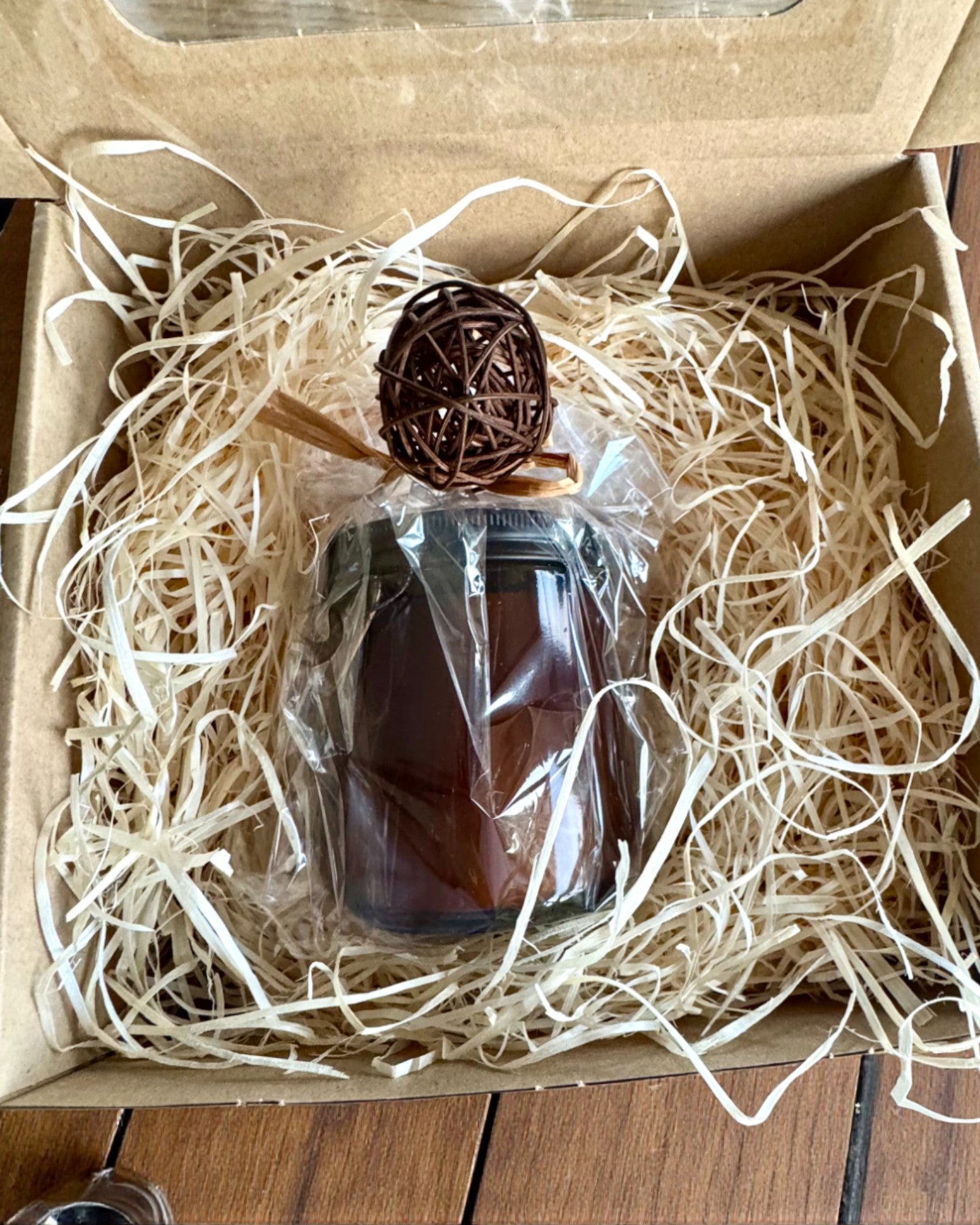 Intentionale Kerze Tigerkraft – Selbstbewusstsein und Wohlstand, 250 ml, Möglichkeit zur Personalisierung des Deckels als Geschenk
