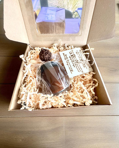 Intentionale Kerze Tigerkraft – Selbstbewusstsein und Wohlstand, 250 ml, Möglichkeit zur Personalisierung des Deckels als Geschenk