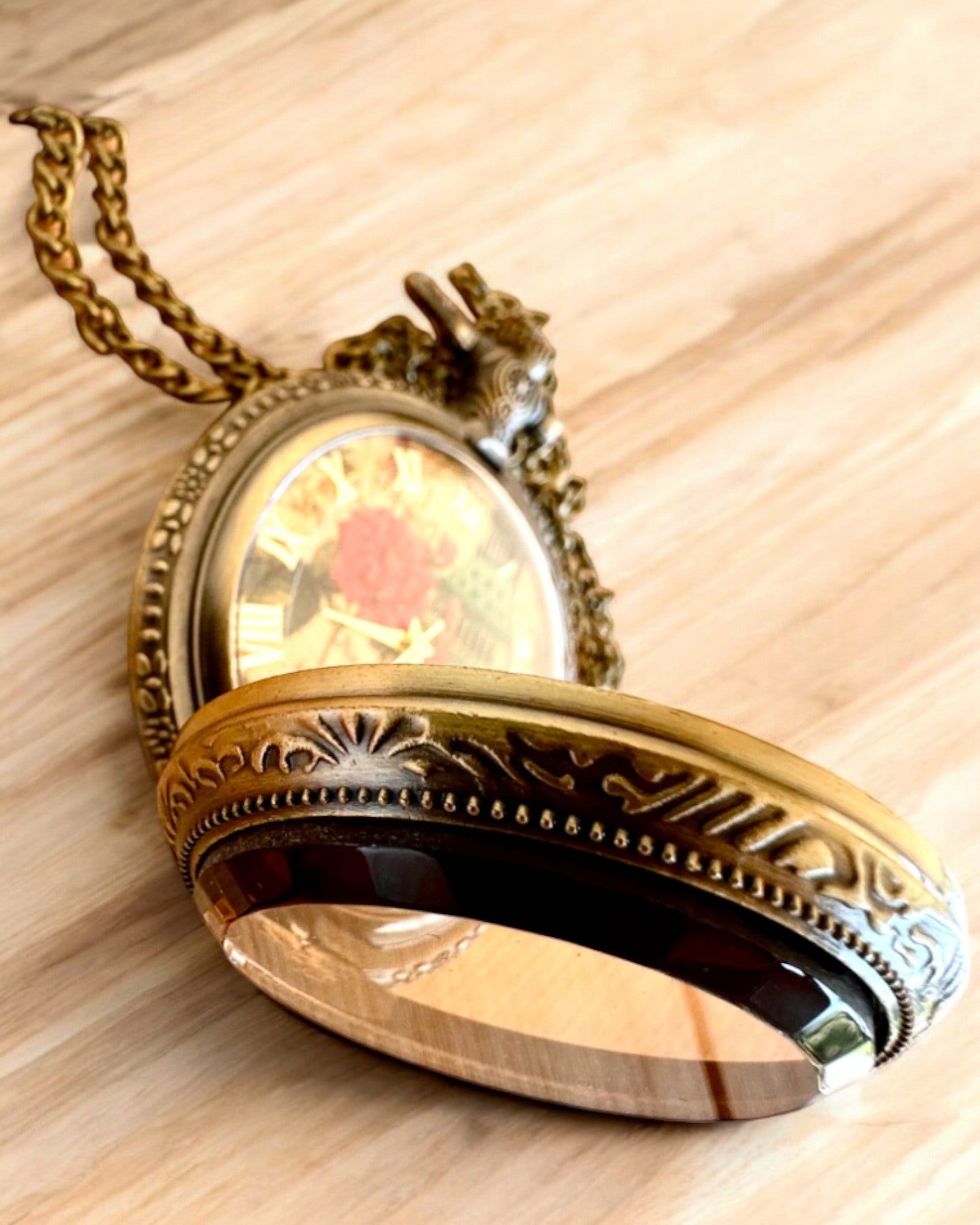 Taschenuhr "Vintage Charm" mit Gravur zur Personalisierung als Geschenk