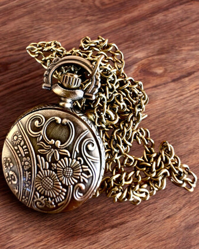 Taschenuhr "Rybia Łuska" mit Gravurmöglichkeit als Geschenk
