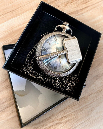 Młot Czasu - Taschenuhr, personalisierbar mit Gravur als Geschenk