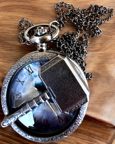 Młot Czasu - Taschenuhr, personalisierbar mit Gravur als Geschenk