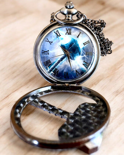 Młot Czasu - Taschenuhr, personalisierbar mit Gravur als Geschenk