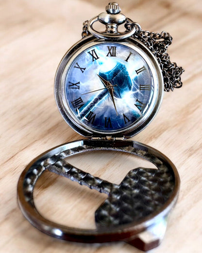 Młot Czasu - Taschenuhr, personalisierbar mit Gravur als Geschenk