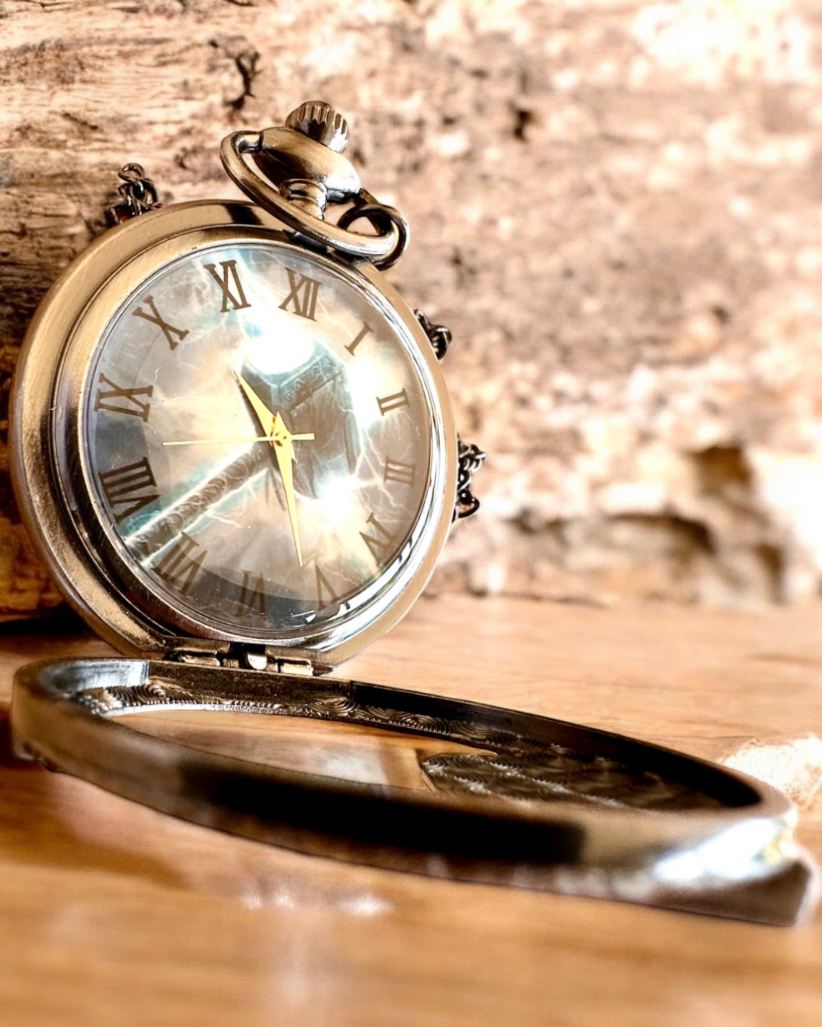 Młot Czasu - Taschenuhr, personalisierbar mit Gravur als Geschenk