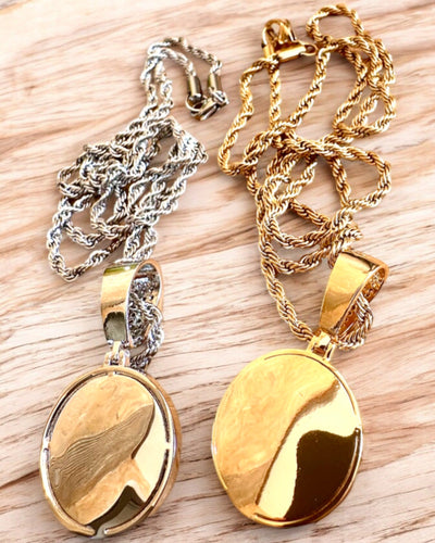 Glamour-Halskette mit Kompass-Anhänger und Zirkonia für Damen und Herren - 2 Varianten zur Auswahl, Personalisierung mit Gravur als Geschenk