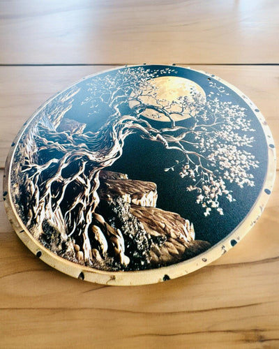 Anhänger "Magische Kreise der Natur" - Möglichkeit zur Personalisierung mit Gravur. 3 Varianten zur Auswahl