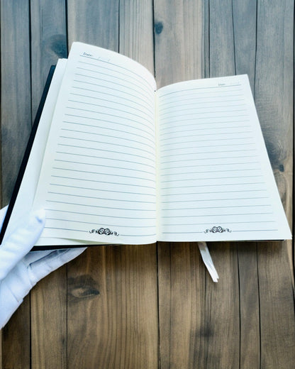 Künstlerisches Notizbuch, Notizblock Maskarada - A5, Personalisierung mit Gravur als Geschenk