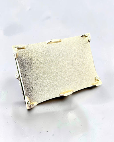 Retro-Metall-Schatztruhe mit Gravur – silberne Kassette 7 x 5 x 5 cm