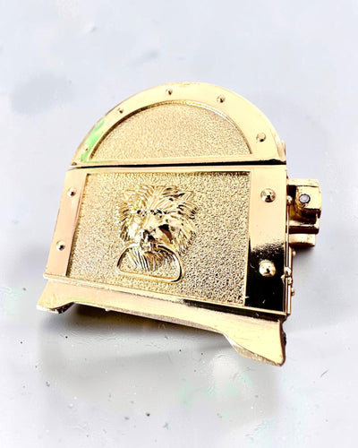 Retro-Metall-Schatztruhe mit Gravur – silberne Kassette 7 x 5 x 5 cm