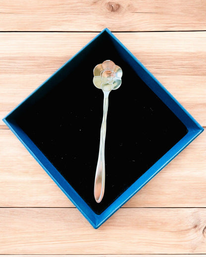Eleganter Löffel "Blumeneleganz" – Personalisiert als Geschenk, Gravur, 7 Varianten zur Auswahl
