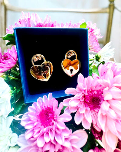 Mini-Liebesschlösser Herz DeLuxe, Set aus 2 Schlössern mit Schlüsseln, 6 Varianten zur Auswahl, Personalisierung mit Gravur als Geschenk möglich