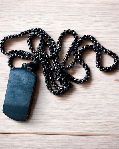 Halskette für Herren Elegante Kraft - Personalisierung mit Gravur als Geschenk