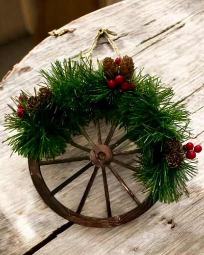 Dekorationsset 3 x Weihnachtskränze "Fröhlicher Stern" - Möglichkeit zur Personalisierung mit Gravur als Geschenk
