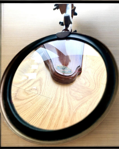 Handwerkslupe "Royal Magnifier" mit Ständer und verstellbarer Halterung - Möglichkeit zur Personalisierung mit Gravur als Geschenk