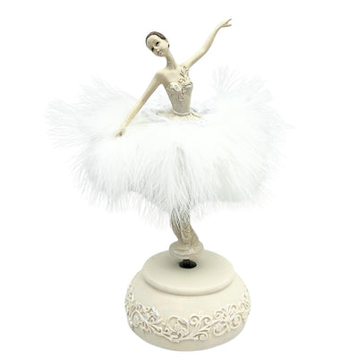 Spieluhr Ballerina Schneekönigin beweglich 23,5 cm mit Gravur