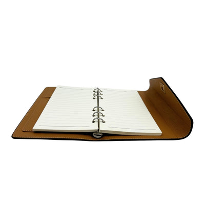 Elegantes Geschenkset mit personalisierter Gravur – Leder-Notizbuch A6 mit hochwertigem Kugelschreiber in luxuriöser Geschenkbox  
