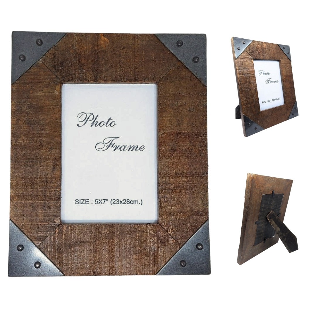 Holz-Fotorahmen 13 x 18 cm mit Personalisierung durch Gravur