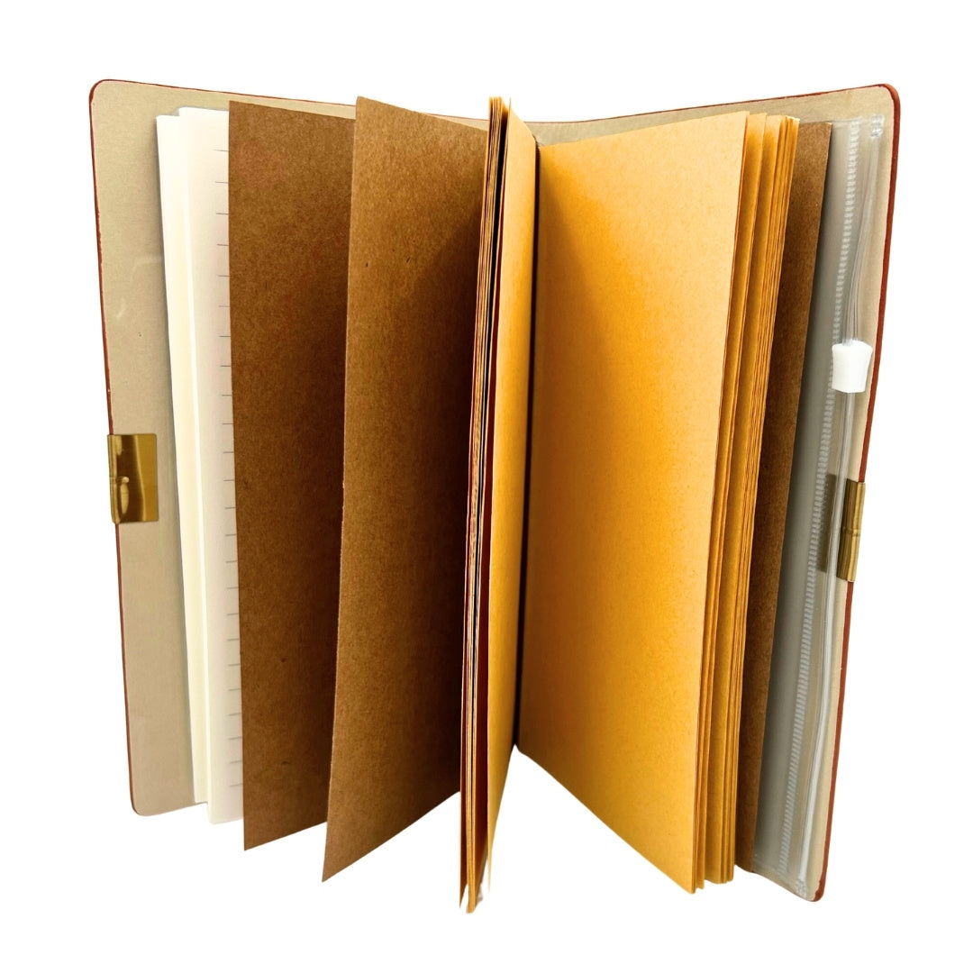 Leder-Reisetagebuch mit personalisierter Gravur  
