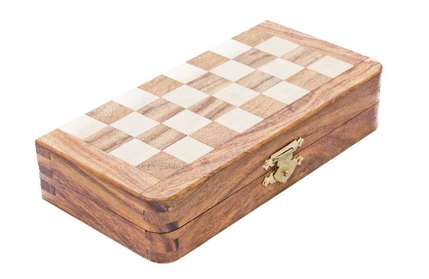 Holz-Magnet-Schach G201Z mit Gravurmöglichkeit zur Personalisierung