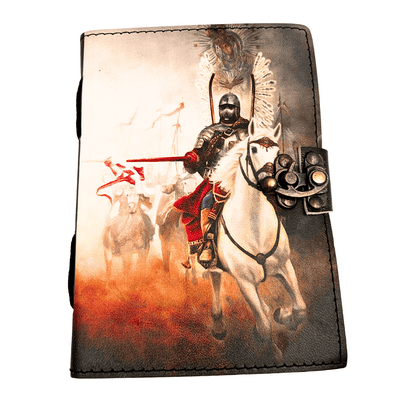 Leder-Notizbuch Husaria Patriotisch mit Gravur