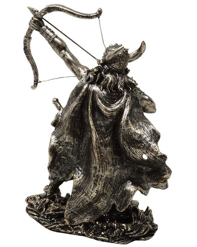 Dekorative Wikingerfigur MC-23142 mit der Möglichkeit einer personalisierten Gravur, Höhe 19,5 cm, Polyresin, ideal als Geschenk