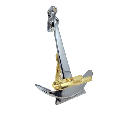 Smartphone-Ständer Anker MT201 mit Metallfinish, personalisierbare Gravur, ideales Geschenk für Segler, Höhe 25 cm, Breite 16 cm