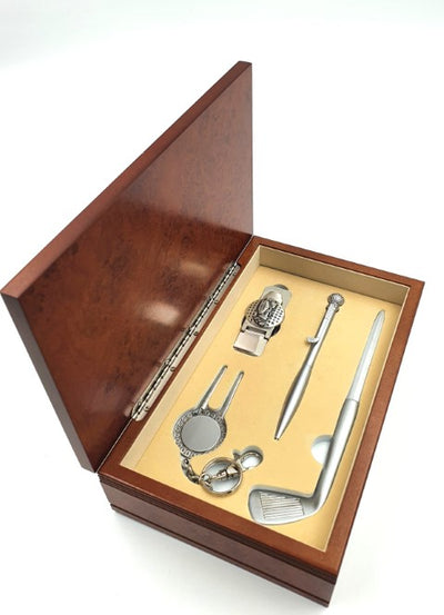 Geschenkset für Golf-Liebhaber mit Personalisierungsoption