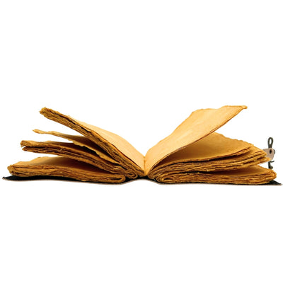 Retro-Ledernotizbuch mit Mondphasen und Gravur