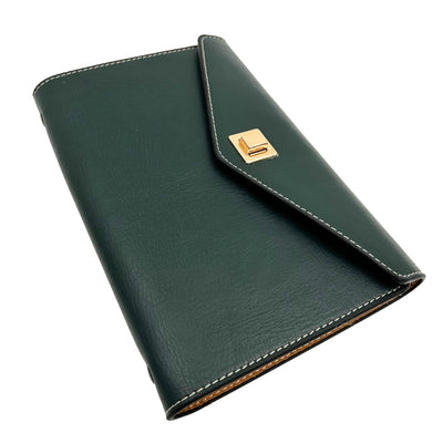 Elegantes Geschenkset mit personalisierter Gravur – Leder-Notizbuch A6 mit hochwertigem Kugelschreiber in luxuriöser Geschenkbox  