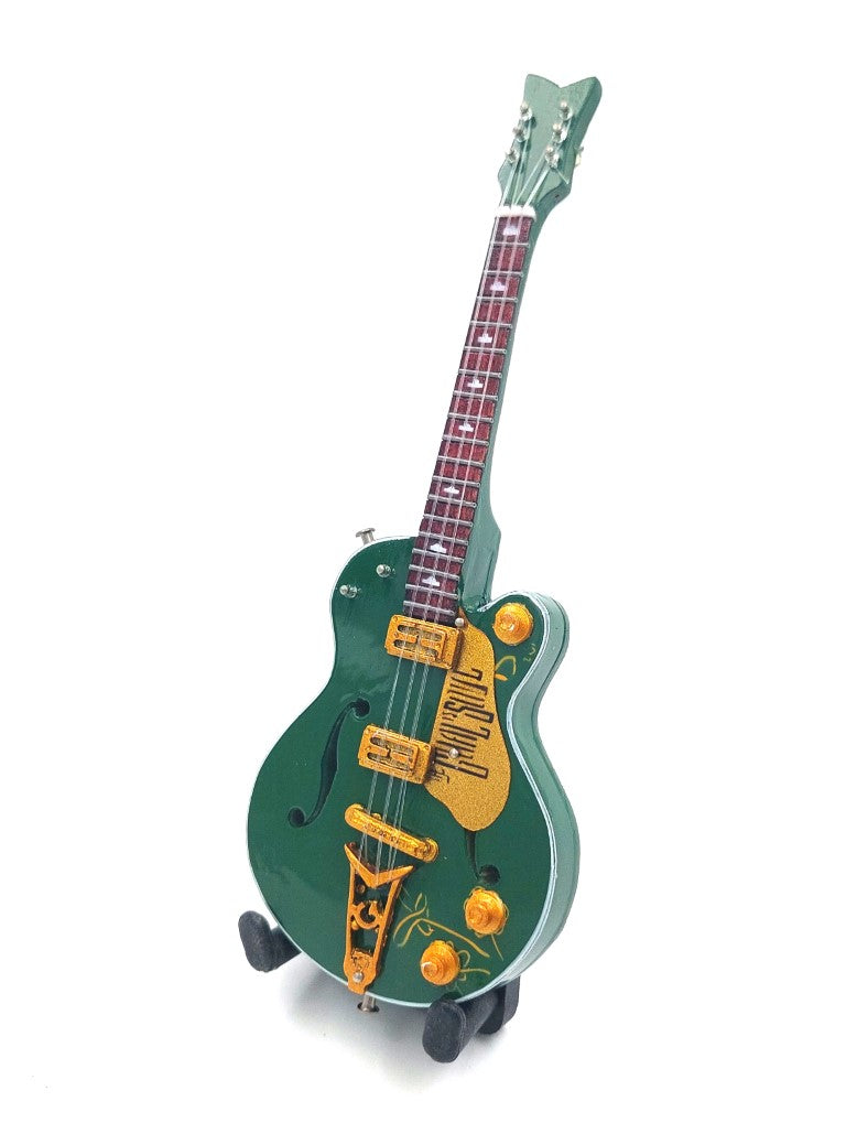 Mini-Sammlergitarre 15 cm – BMG-007 im Bono-Stil mit Gravurmöglichkeit zur Personalisierung