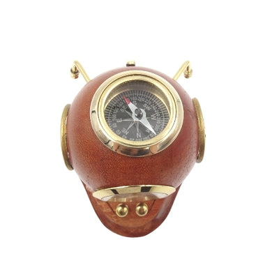 Kleiner Retro-Taucherhelm mit Uhr und Personalisierung