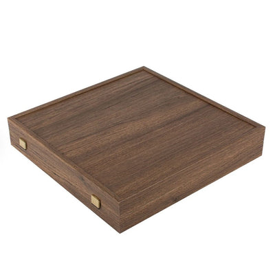 Luxuriöse Metall-Schachfiguren Cycladic 28x28 cm mit personalisierter Gravur
