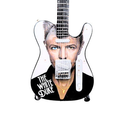 Mini-Sammlergitarre David Bowie MGT-8976 mit Gravur  
