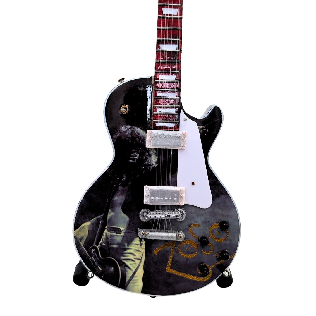 Mini-Gitarre Led Zeppelin Jimi Page MGT-8624 mit Gravur  