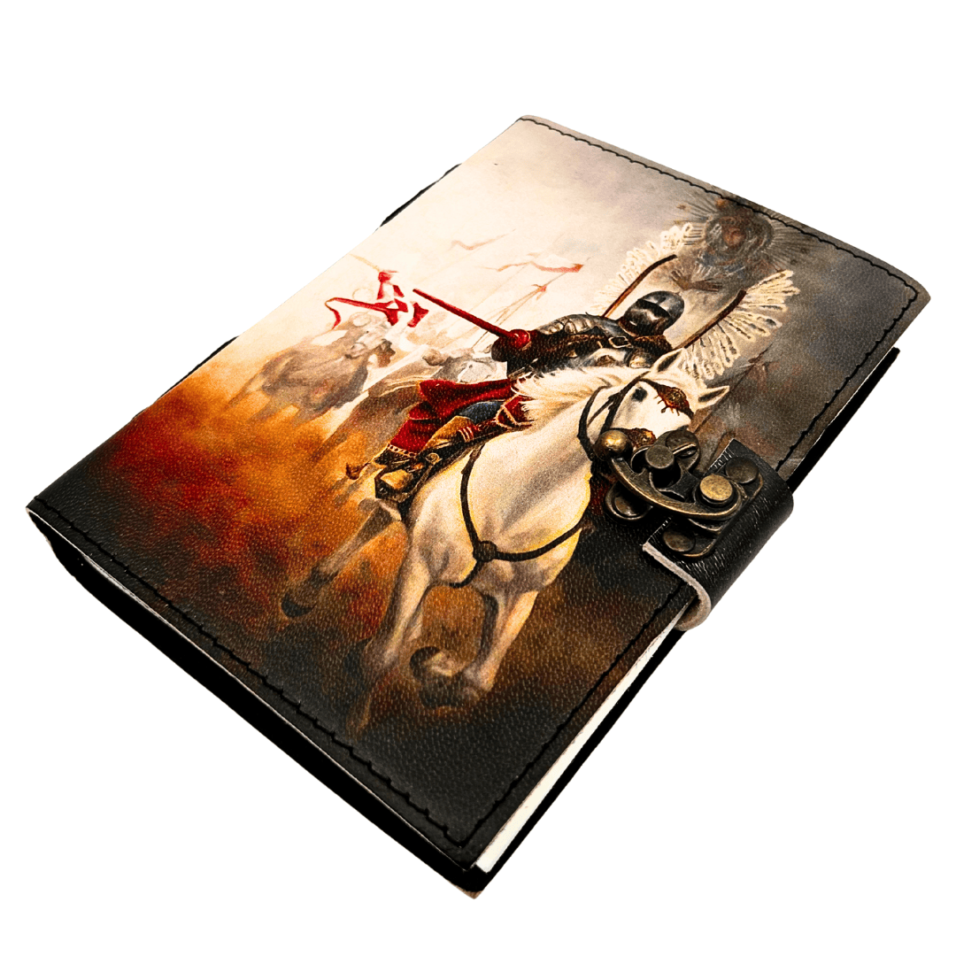 Leder-Notizbuch Husaria Patriotisch mit Gravur