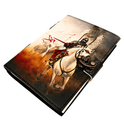 Leder-Notizbuch Husaria Patriotisch mit Gravur