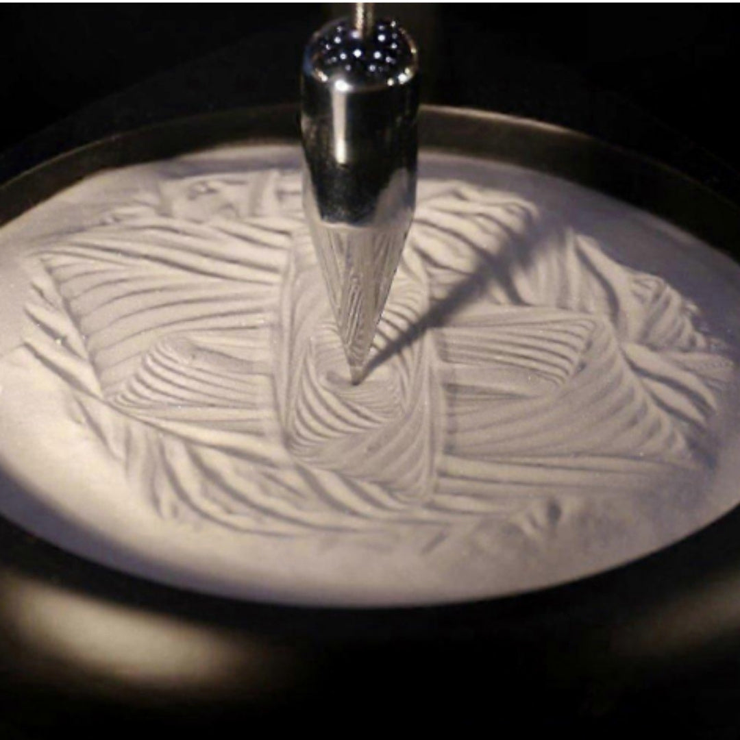 Sandpendel mit Gravur - Inspirierende 38 cm Dekoration mit kinetischem Sand