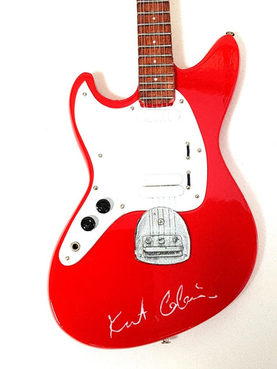 Mini-Gitarre Kurt Cobain Nirvana MGT-0277 mit personalisierbarer Gravur