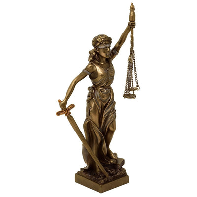 Figur Themis Göttin der Gerechtigkeit 20 cm mit Gravur-Personalisierung  